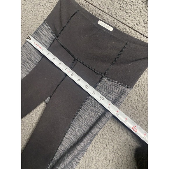 Lululemon Barre Pulse Pant (Tall) Flare Legging in Black / Slub Denim Black - 6 - Picture 10 of 16